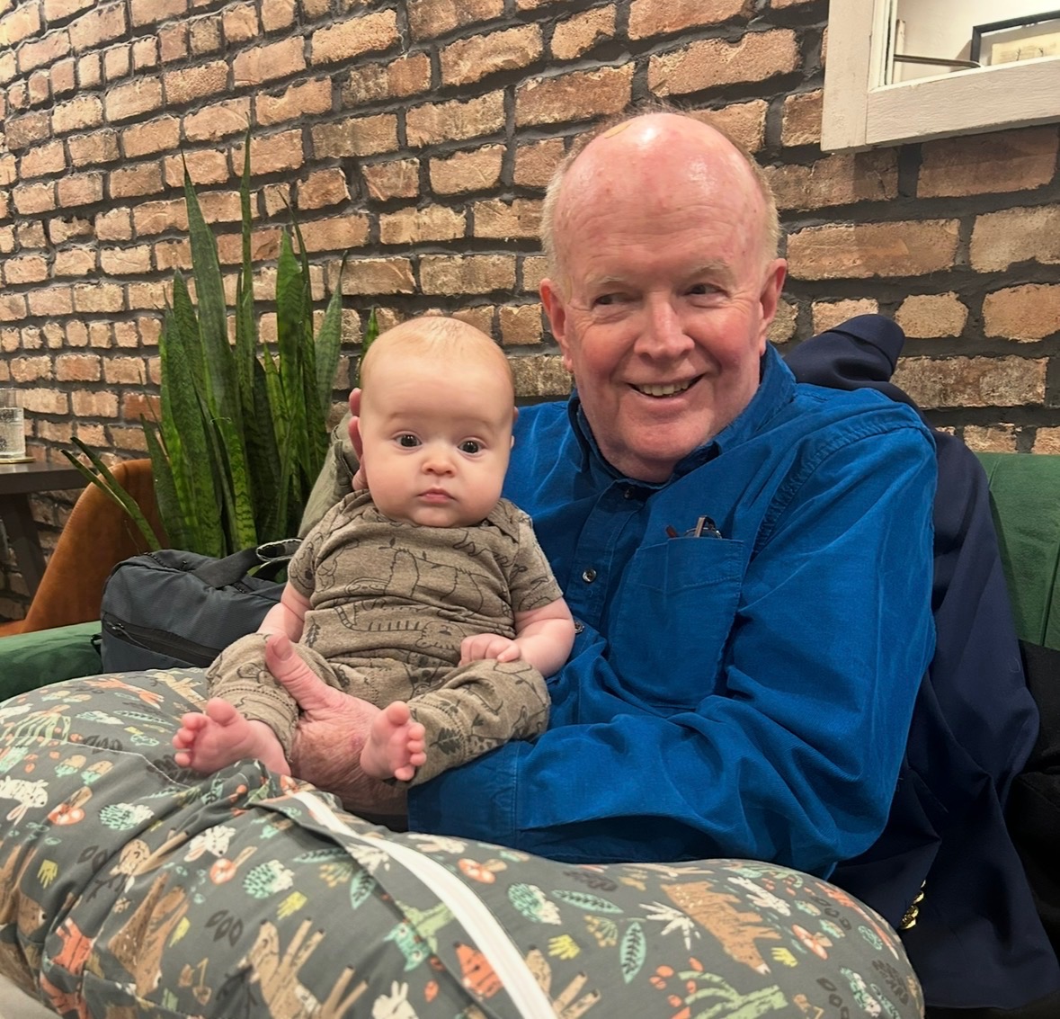 Rick with his grandson Ollie